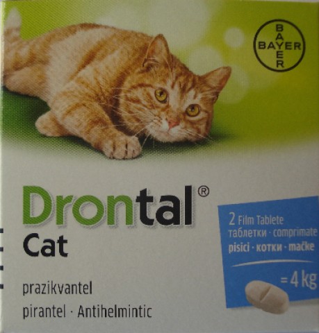 Preparat protiv unutrašnjih parazita mačaka Drontal Cat tableta 1kom